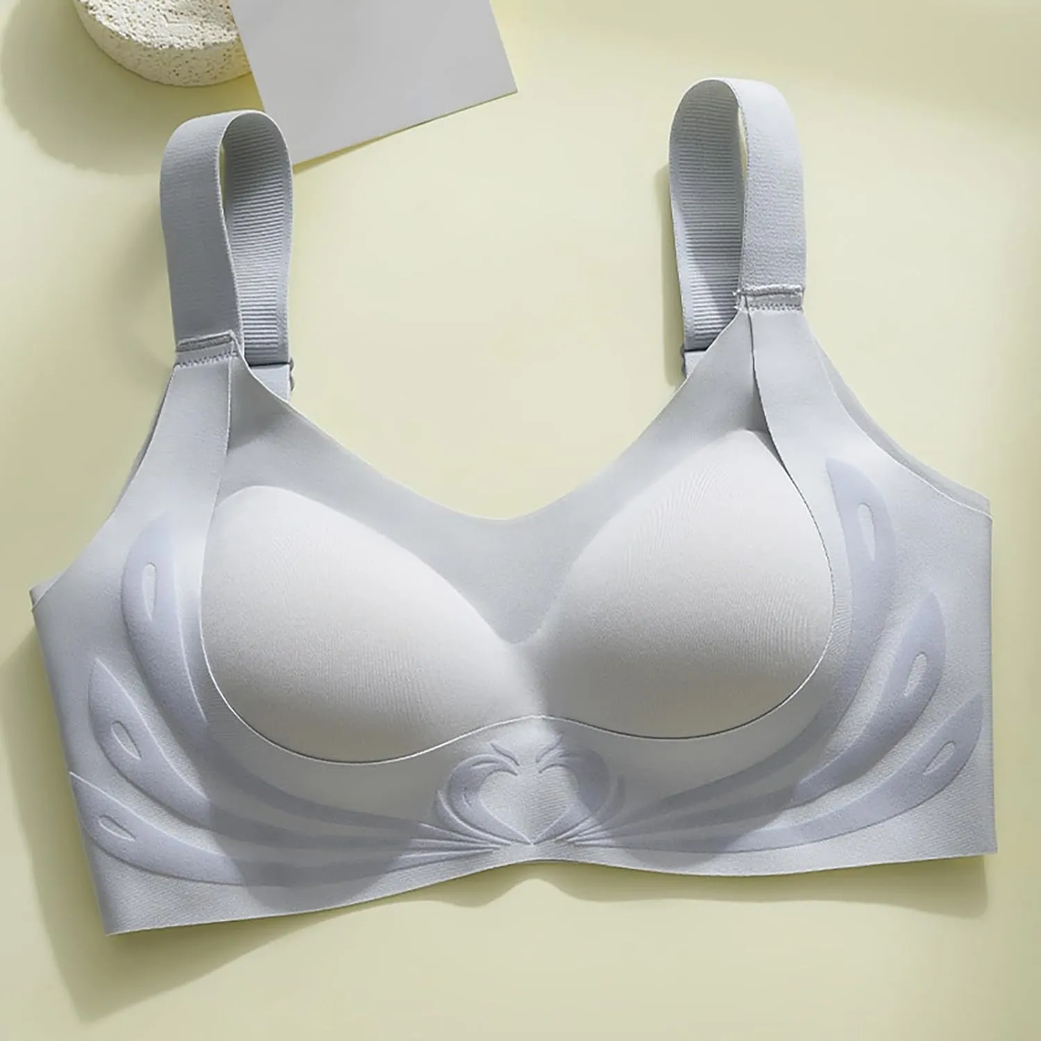 Wireless Push Up Bra - Seamless Lifting Bras with Anti-Sagging Super Gather for Older Women