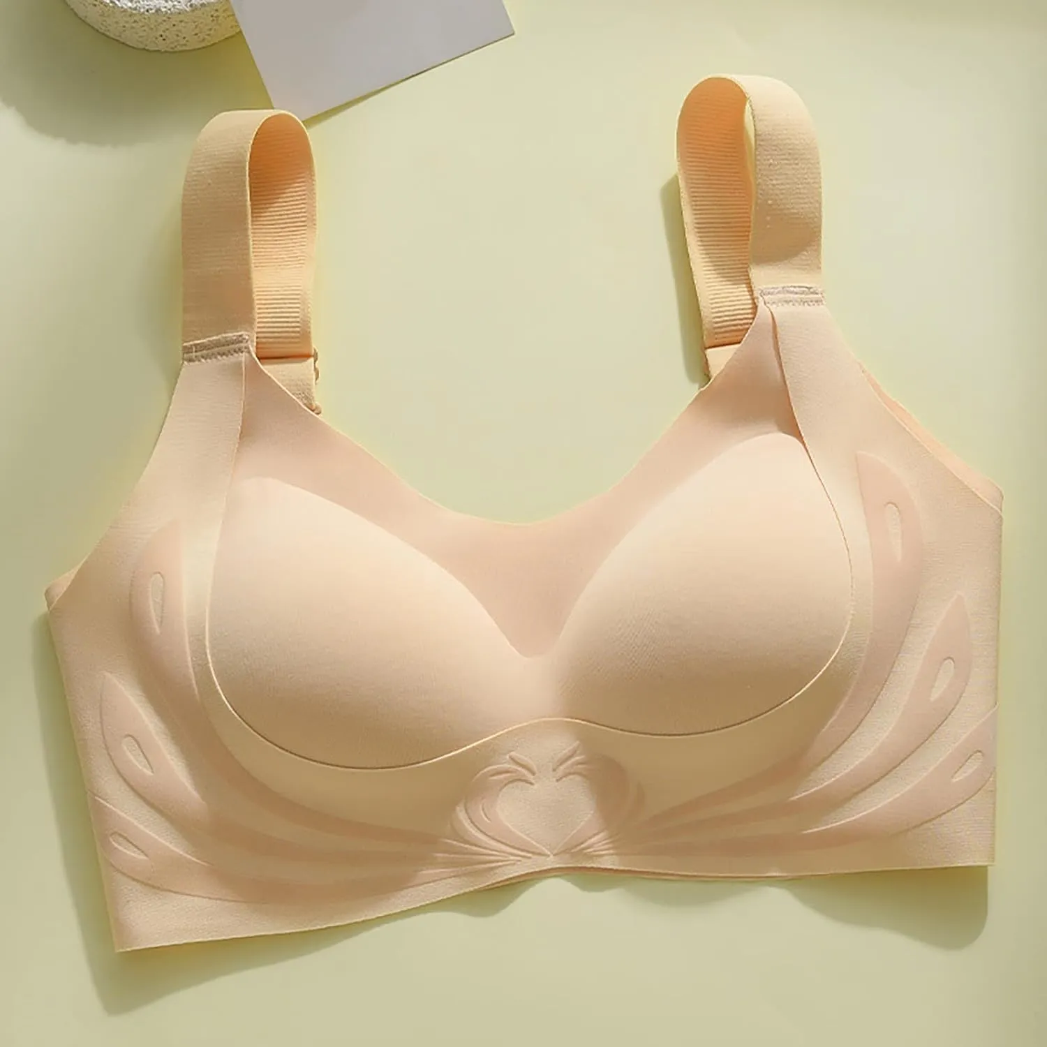 Wireless Push Up Bra - Seamless Lifting Bras with Anti-Sagging Super Gather for Older Women