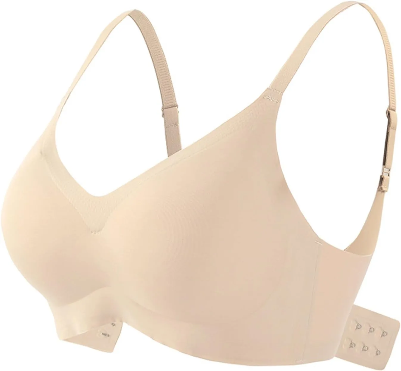 Wireless Push Up Bra - Seamless Lifting Bras with Anti-Sagging Super Gather for Older Women