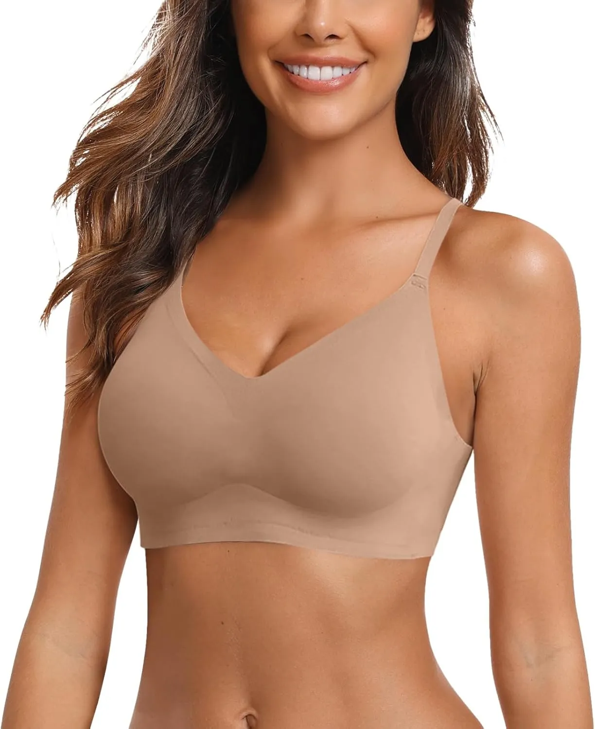 Wireless Push Up Bra - Seamless Lifting Bras with Anti-Sagging Super Gather for Older Women