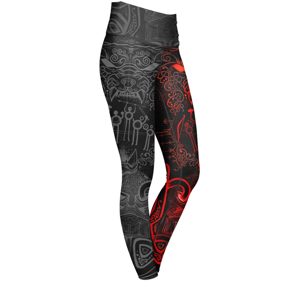 Wolf of Ragnarök High Waisted Leggings