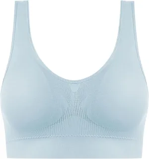 Womans Wireless Breathable Gathering Sports Bra Traceless Comfortable No Steel Ring Vest Everyday Sleep Bras