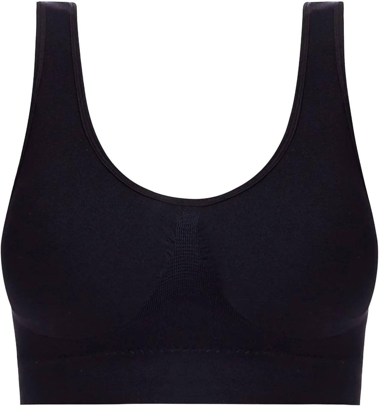 Womans Wireless Breathable Gathering Sports Bra Traceless Comfortable No Steel Ring Vest Everyday Sleep Bras