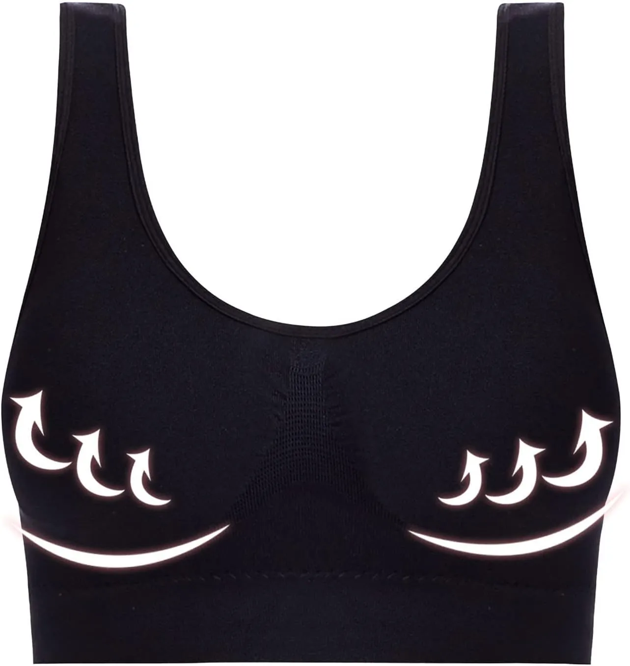Womans Wireless Breathable Gathering Sports Bra Traceless Comfortable No Steel Ring Vest Everyday Sleep Bras