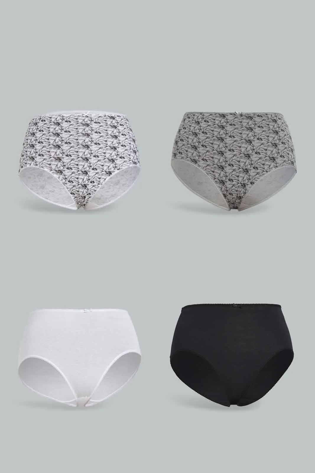Women Assorted Mama Brief Set (4 Of Pack)