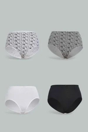 Women Assorted Mama Brief Set (4 Of Pack)