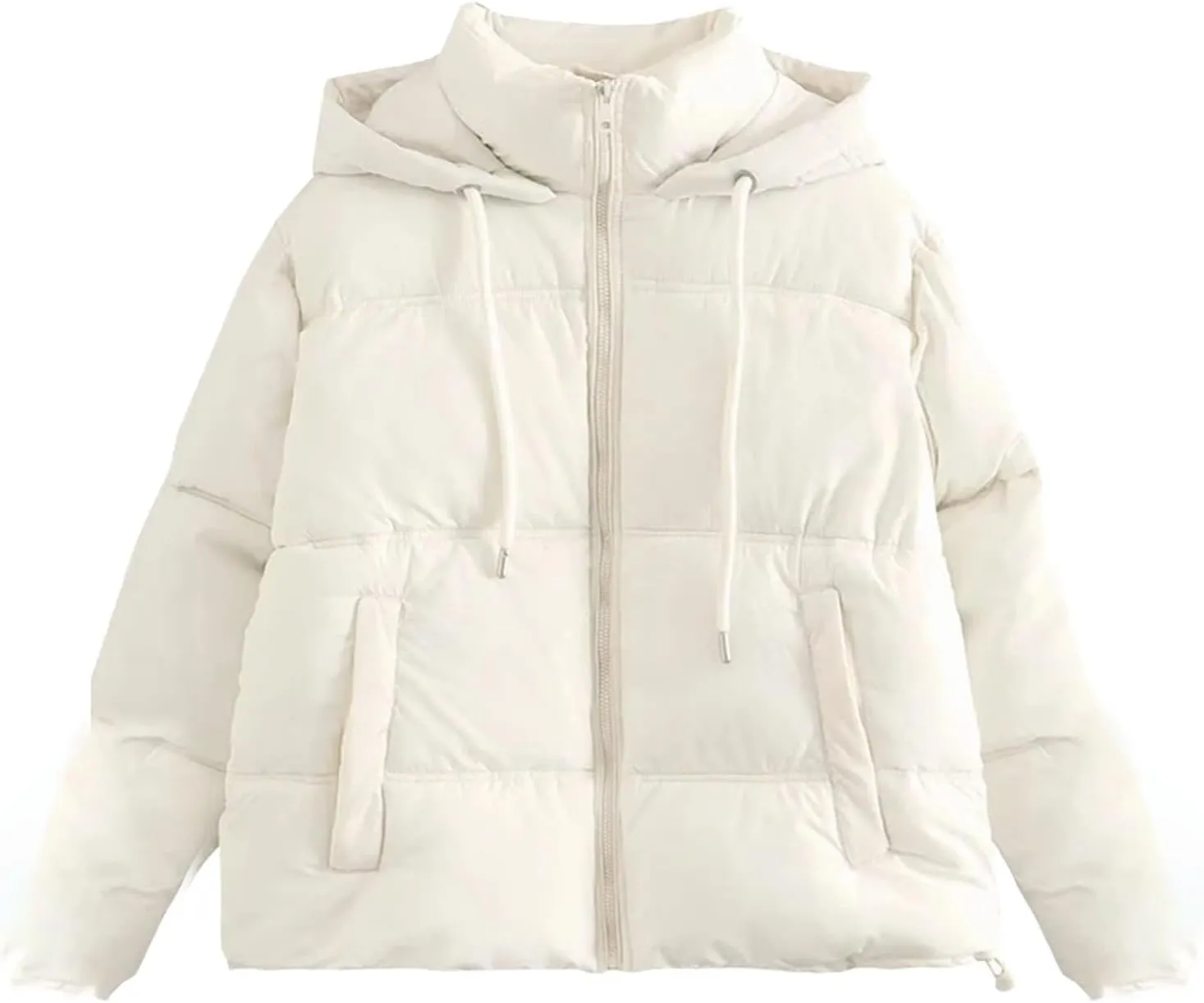 Women Coat Vintage Loose Hooded Cotton Padded Jackets Warm Thick Parkas Female Casual Outerwear