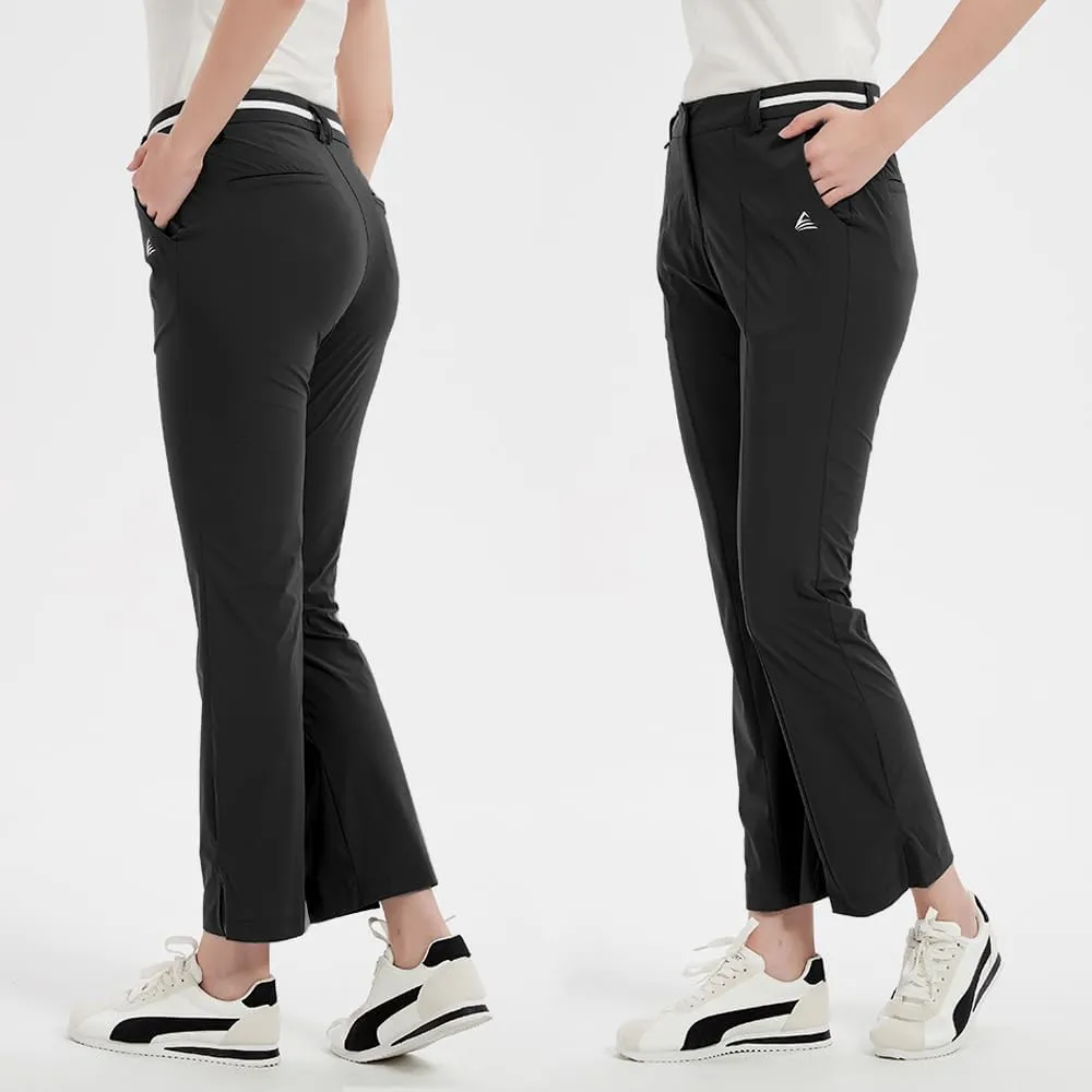 Women Golf Pants with Pockets Spring Summer 4-Way Stretch Lightweight Quick Dry Casual Pants Athletic UPF 50 
