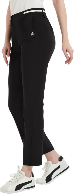 Women Golf Pants with Pockets Spring Summer 4-Way Stretch Lightweight Quick Dry Casual Pants Athletic UPF 50 