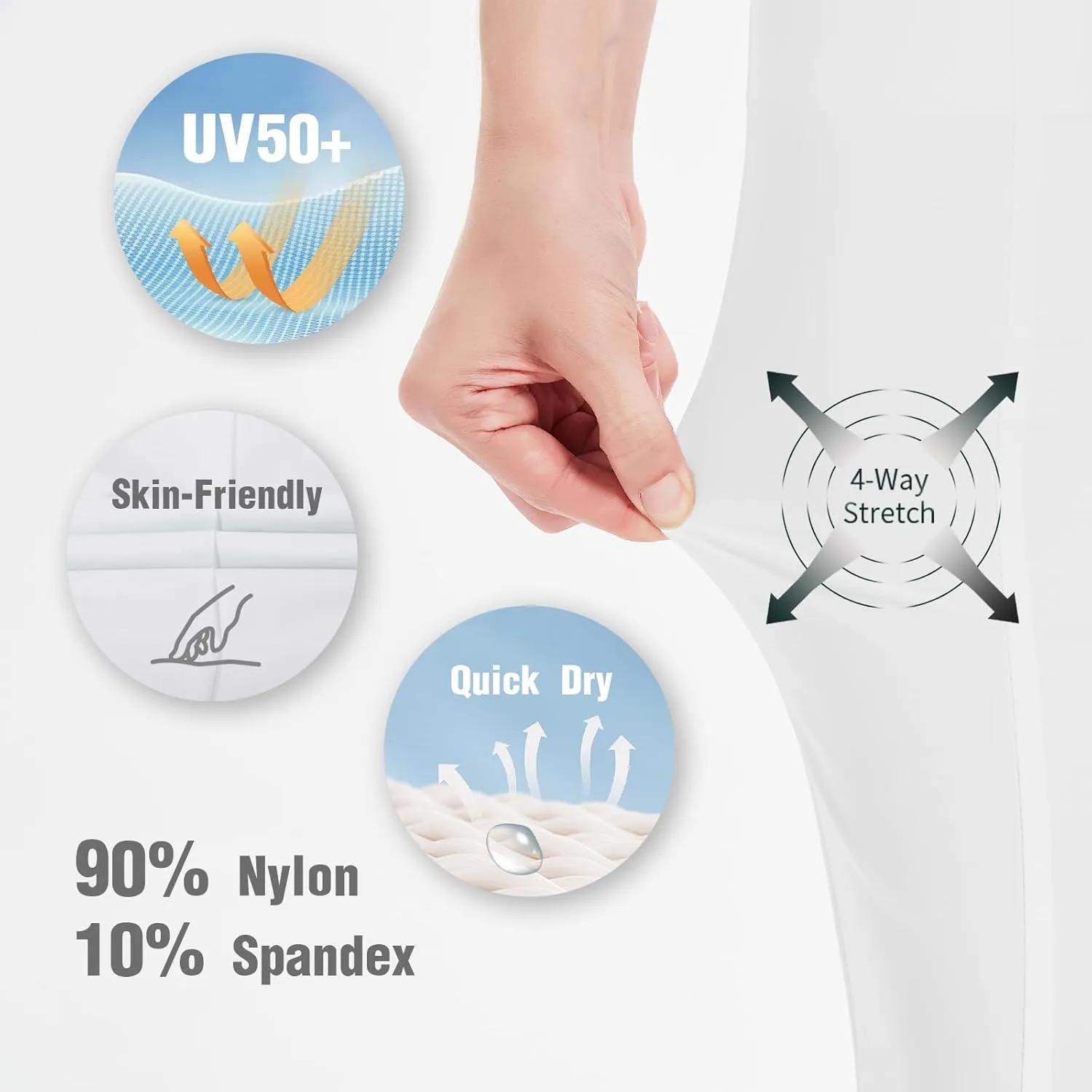 Women Golf Pants with Pockets Spring Summer 4-Way Stretch Lightweight Quick Dry Casual Pants Athletic UPF 50 