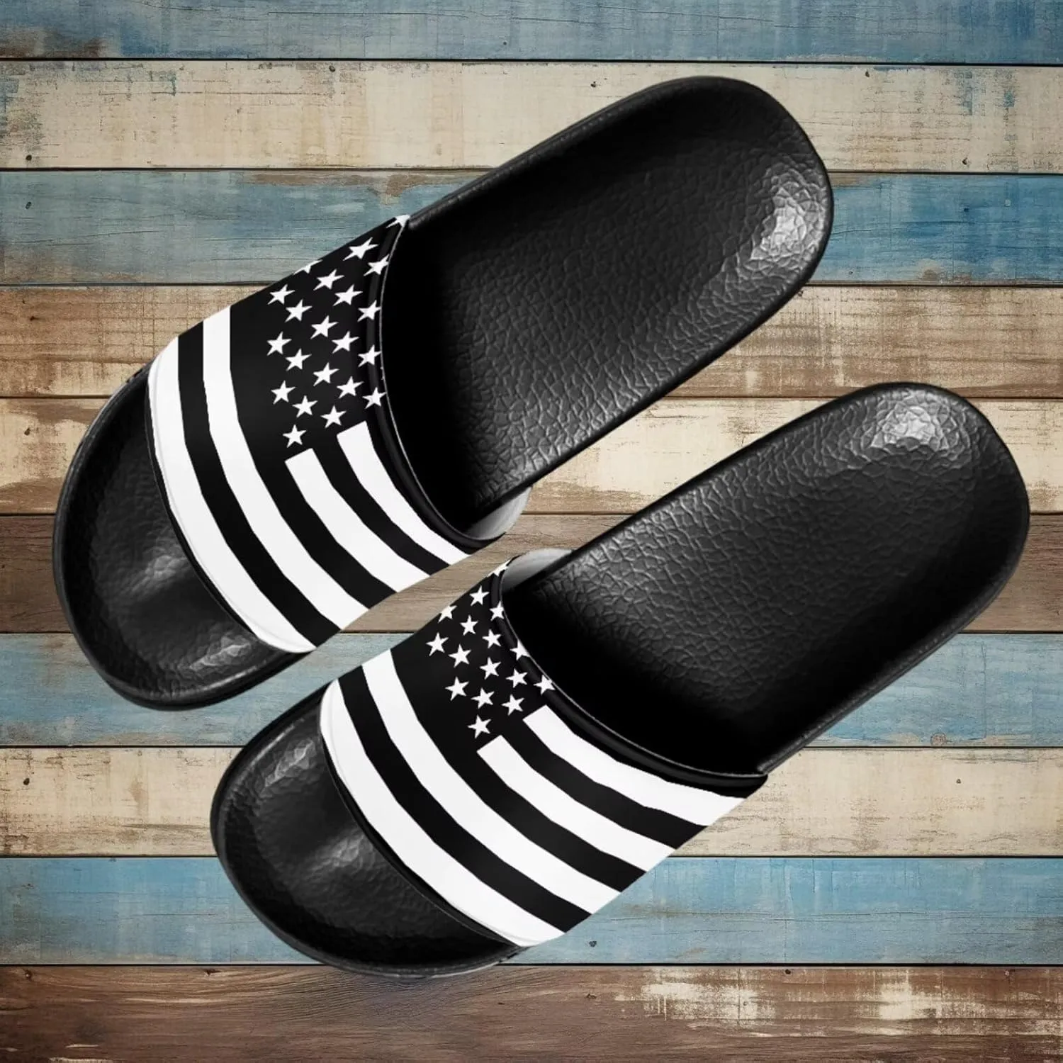 Women Ladies Casual Slides Sandals Summer Holiday Beach Non Skid Slippers Open Toe Shoes