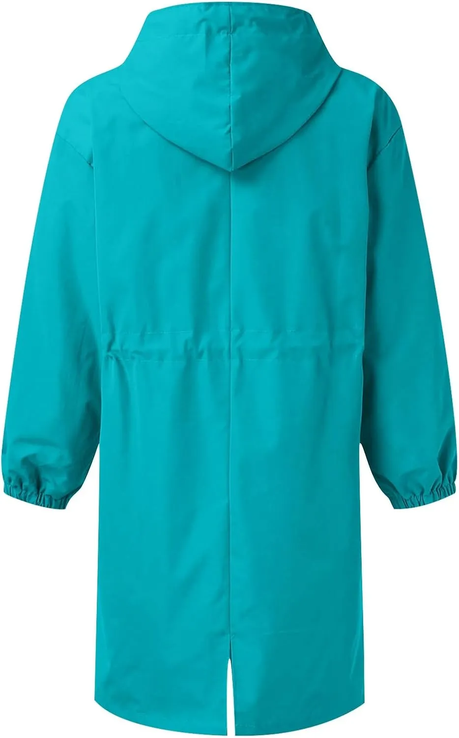 Women's Casual Mid Length Trench Coat Belted Waist Long Sleeve Outerwear Womens Windbreaker Nylon Pants