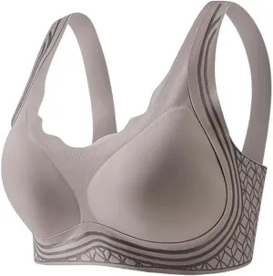 Women's Comfortable and Sexy Transparent Shoulder Strap Cordless Backless Spongeless with Convertible Medium