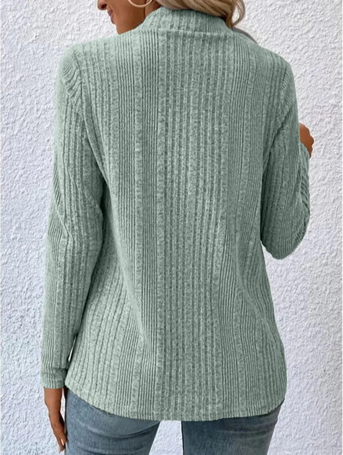 Women's Draped Open Front Lightweight Cardigan Tops Casual Long Sleeve Knit Outerwear Coffee Look