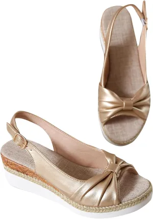 Womens Dress Sandals Plus Size Ankle Strap Buckle Black Sandal Wedge Casual Arch Support Comfortable Summer Shoes