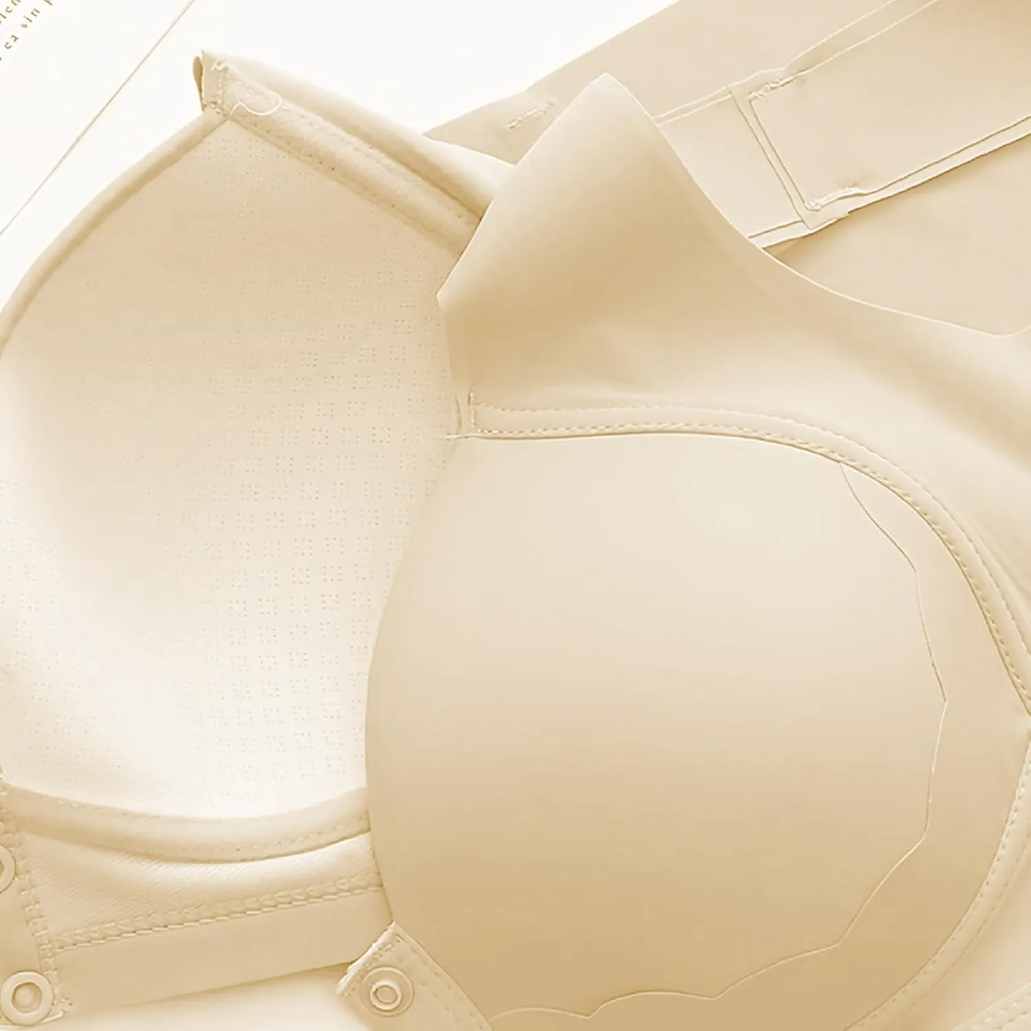 Women's Front Closure Bras, Post Surgery Compression Bra Front Closure Bra with Adjustable Straps Wirefree Bra