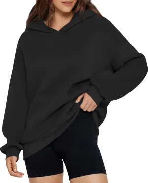Womens Hoodies Oversized Sweatshirts Pullover Fleece Sweaters Long Sleeve Winter Fall Outfits Fashion Y2k Clothes