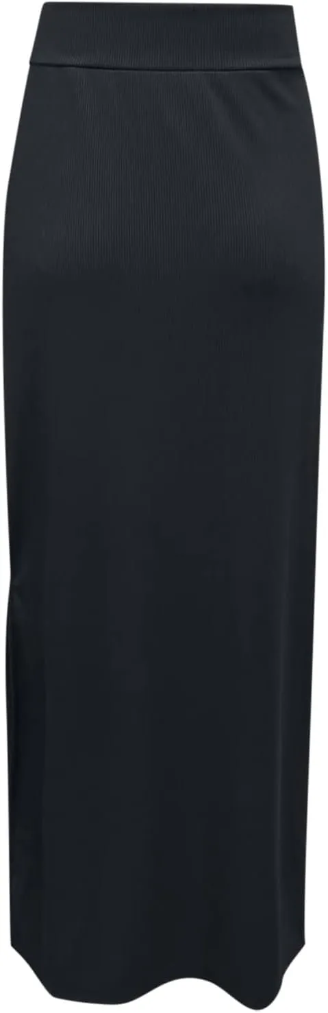 Womens Maxi Skirt Summer Slim Fit Versatile Hip Skirt Elastic Wrapped Split Skirt Fashion Solid Office Work Skirts