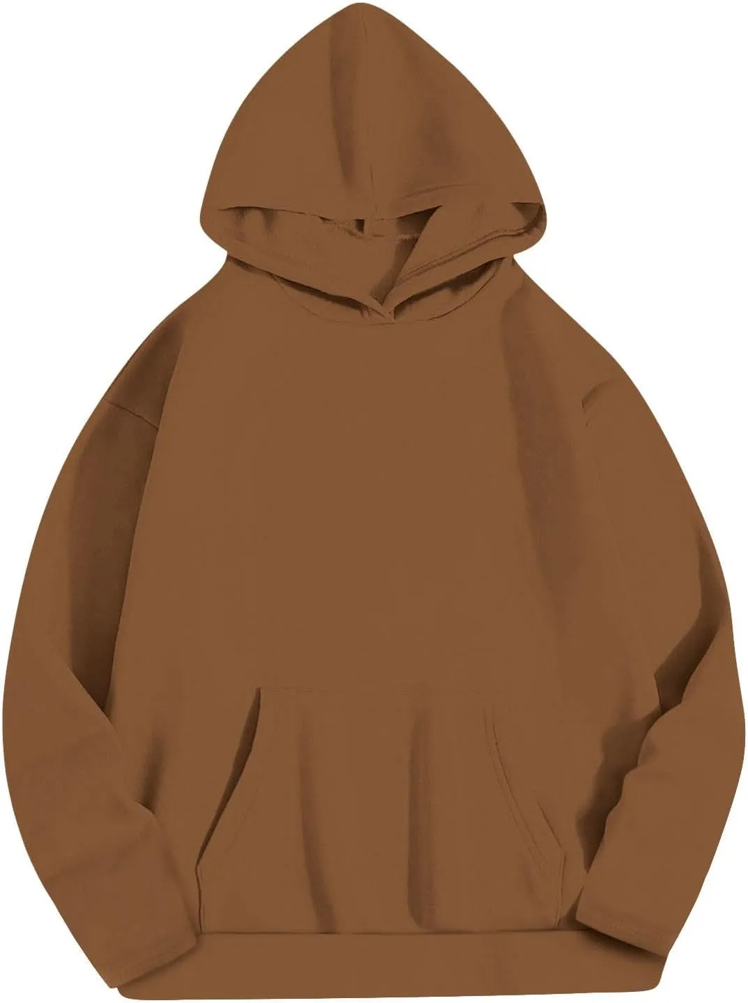 Women's Oversized Hoodies Fleece Sweatshirts Drop Shoulder Long Sleeve Sweaters Pullover Y2k Fall Outfits with Pocket