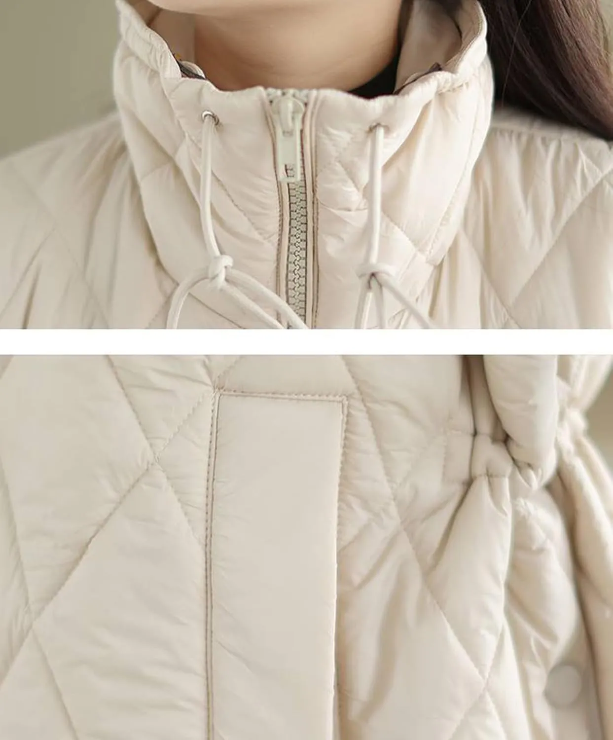 Womens Oversized Quilted Puffer Vest Cap Sleeve Stand Collar Zip Up Down Vest with Pockets