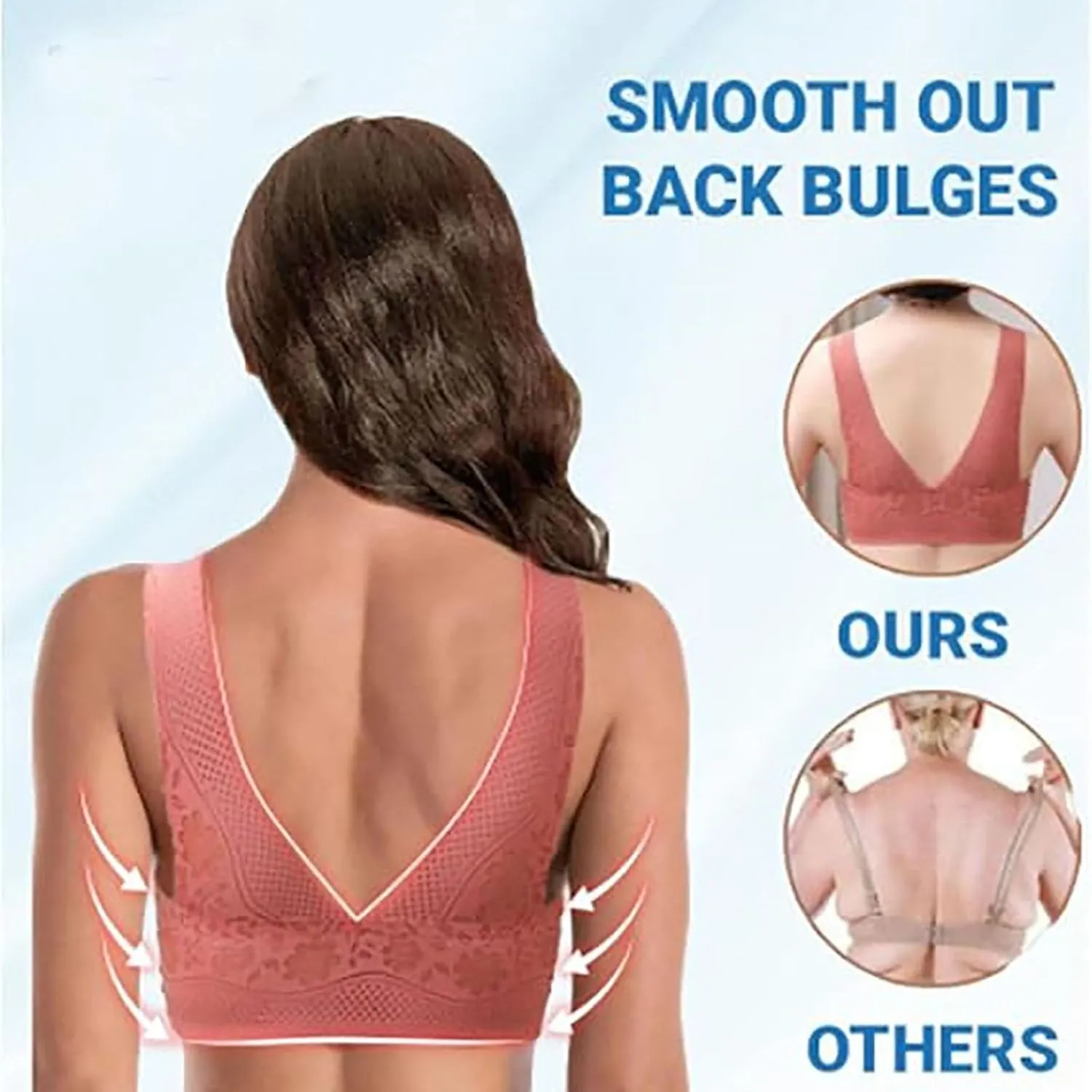 Womens Posture Correcting Bras 2025 Daisy Bra for Seniors Anti Sagging Bras Ice Silk Push Up Bras for Women