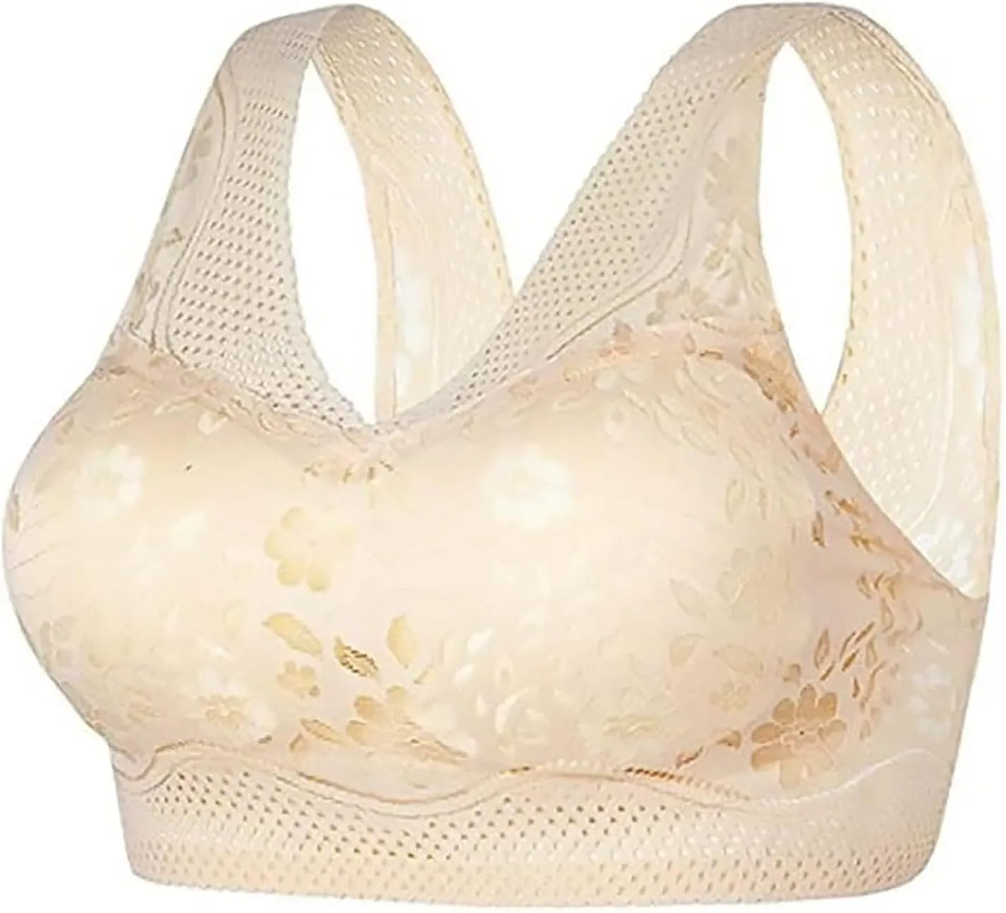 Womens Posture Correcting Bras 2025 Daisy Bra for Seniors Anti Sagging Bras Ice Silk Push Up Bras for Women