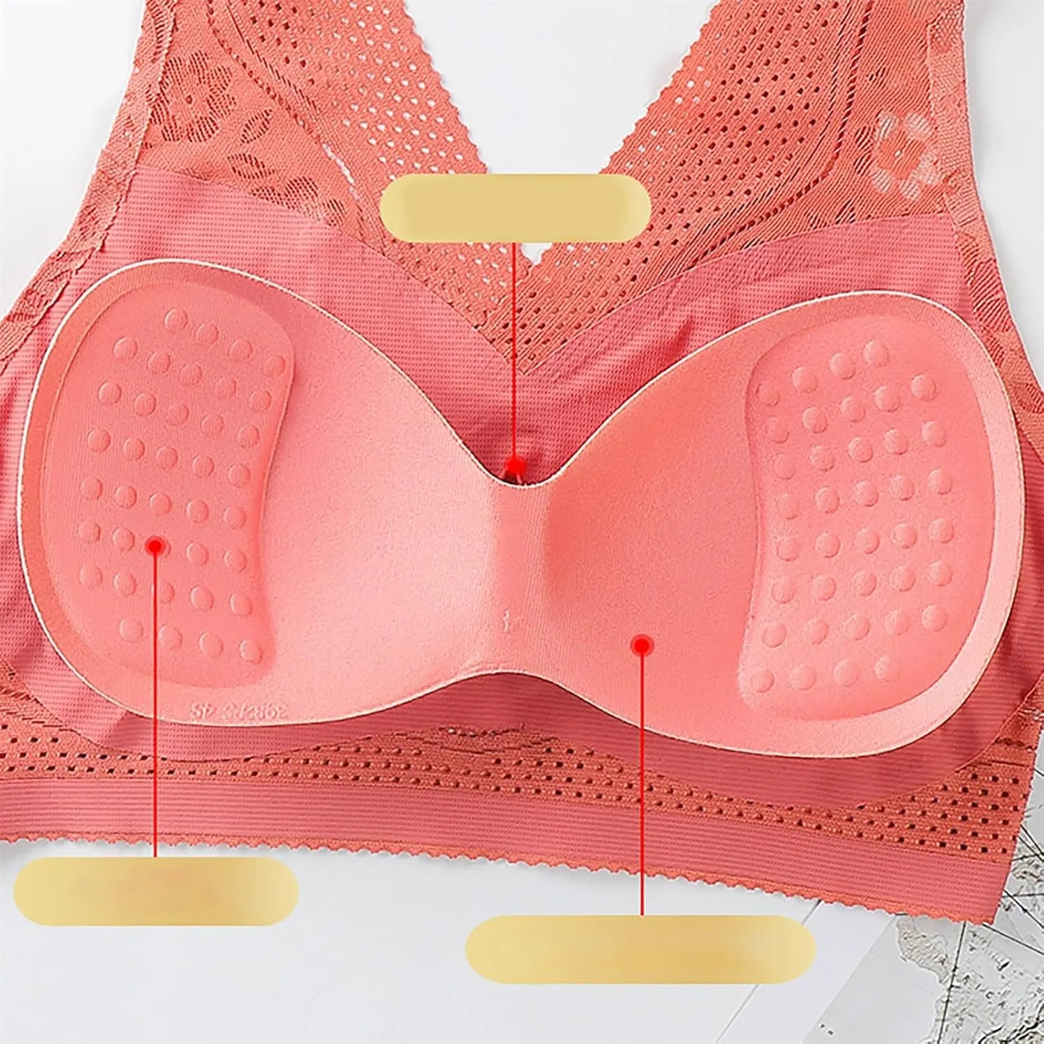 Womens Posture Correcting Bras 2025 Daisy Bra for Seniors Anti Sagging Bras Ice Silk Push Up Bras for Women