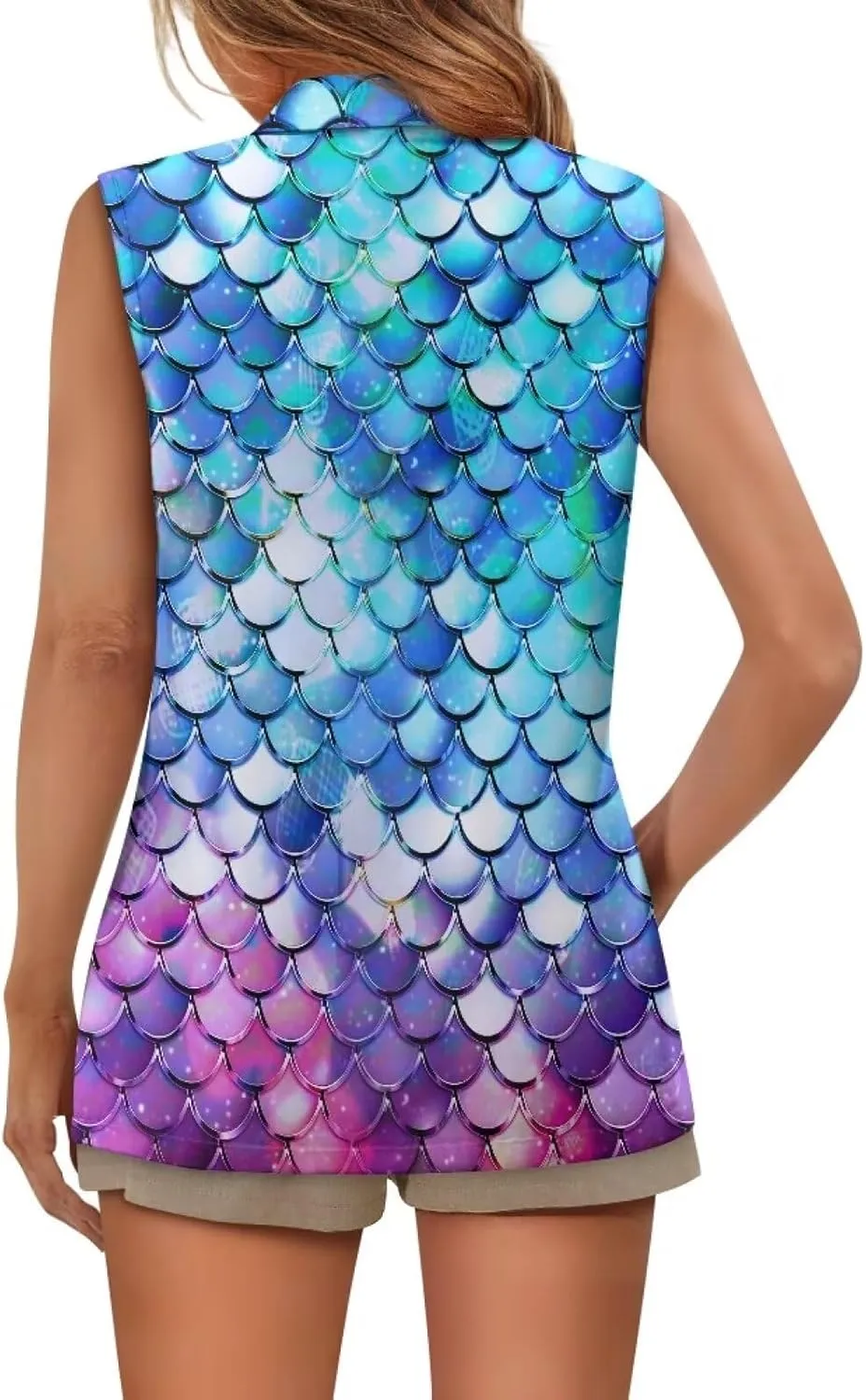 Women's Sleeveless Blazer Vest Open Front Casual Suit Blazer V-Neck Lapel Outerwear Vests