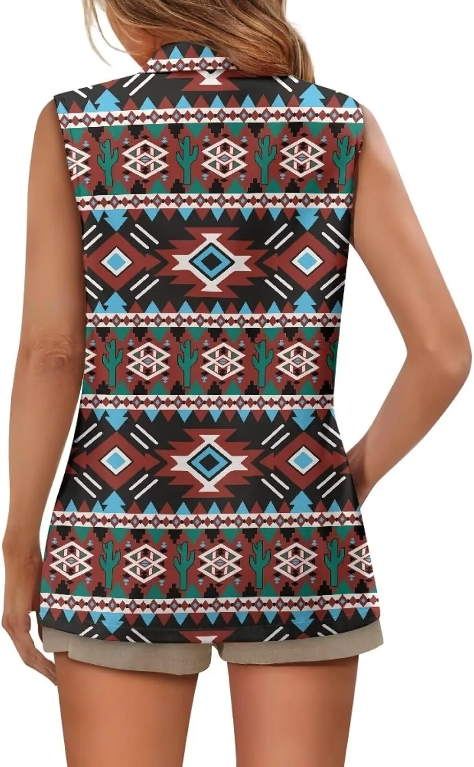 Women's Sleeveless Blazer Vest Open Front Casual Suit Blazer V-Neck Lapel Outerwear Vests