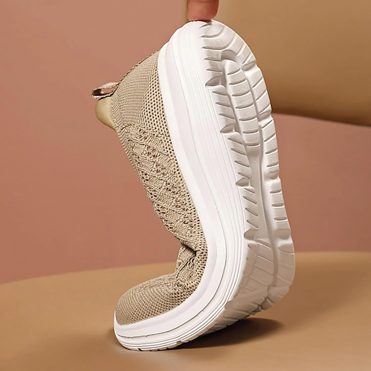 Women's Soft Orthopedic Shoes Breathable Woven Go Walking Slip On Foam Shoes Arch Support Casual Slip on Shoes for Boys