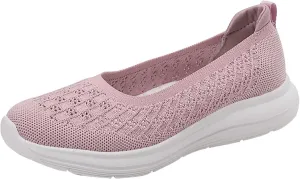 Women's Soft Orthopedic Shoes Breathable Woven Go Walking Slip On Foam Shoes Arch Support Casual Slip on Shoes for Boys
