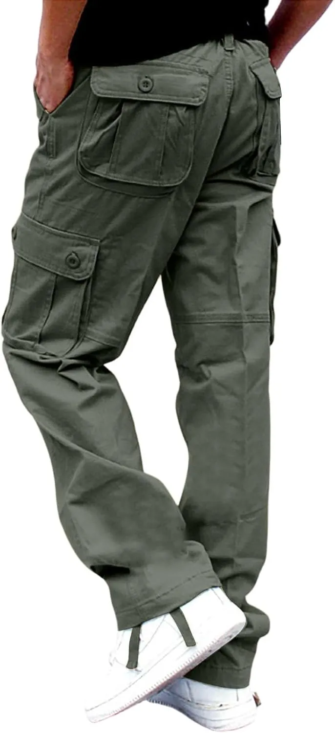 Work Pants for Men Big and Tall Joggers Training Running Athletic Wide Leg Tactical Hunting Pants