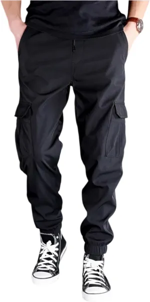 Work Pants for Men Bottom Military Breathable Joggers Work Training Relaxed Zipper Sport Construction Pants