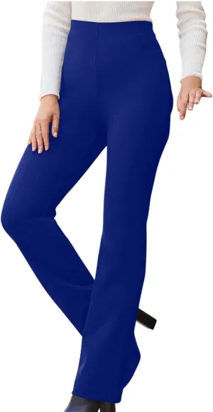 Work Pants for Women High Waist Dress Pant 2025 Business Outfits Soft Stretch Bootleg Yoga Pants Workout Slacks