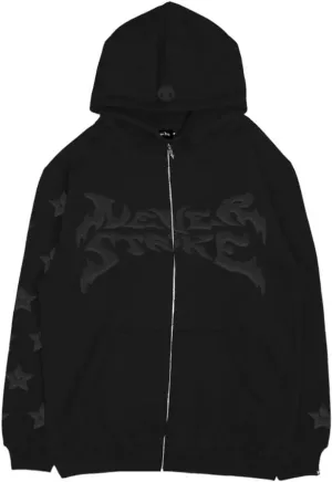 Y2K Aesthetic Hoodie for Women Men Zip Up Star Letter Print Hoodies Grunge Oversized Hoodie Sweatshirt