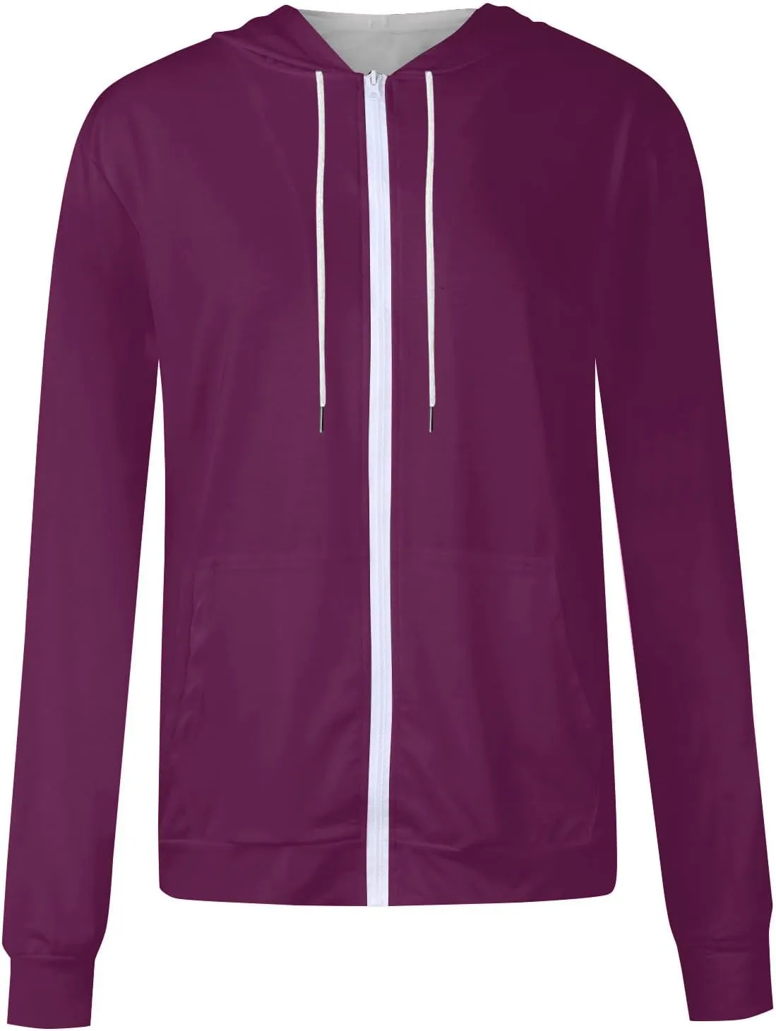 Yesunpxs Womens Zip Up Hoodies Trendy Oversized Casual Long Sleeve Drawstring Hooded Sweatshirts Y2k Drawstring Jacket Coats