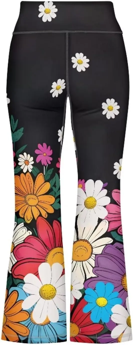 Yewattles Girl Bootcut Yoga Leggings Tummy Control High Waisted Leggings Flare Yoga Pants Soft Sweatpants 5-14 Years