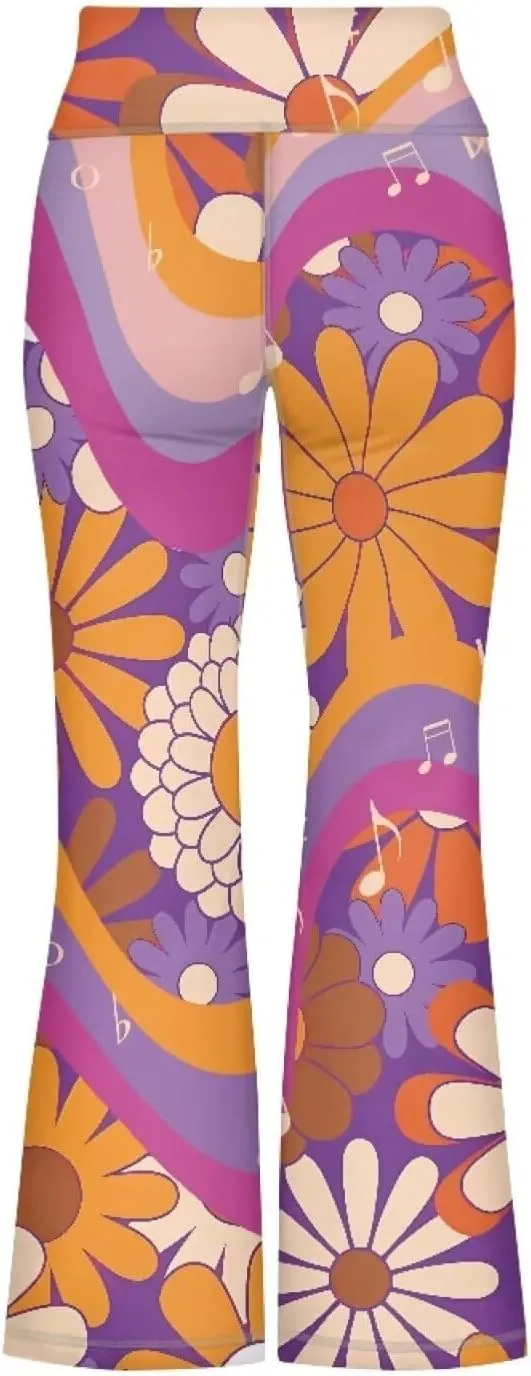 Yewattles Girl Bootcut Yoga Leggings Tummy Control High Waisted Leggings Flare Yoga Pants Soft Sweatpants 5-14 Years