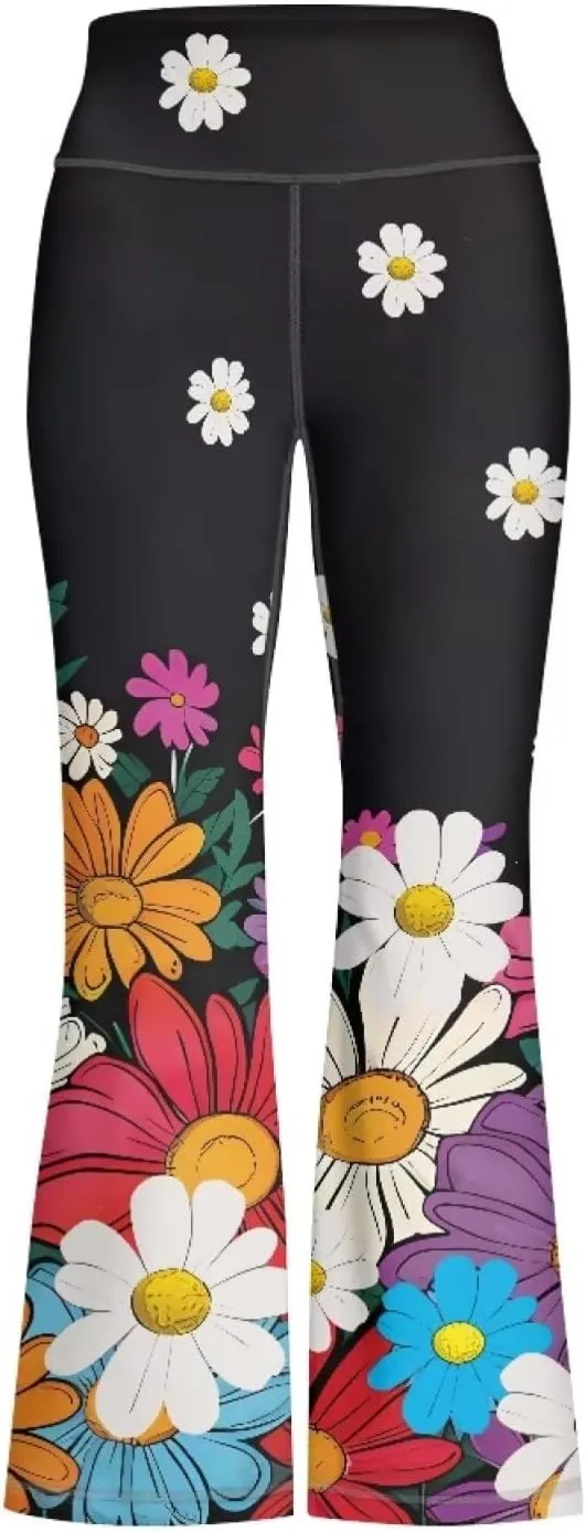 Yewattles Girl Bootcut Yoga Leggings Tummy Control High Waisted Leggings Flare Yoga Pants Soft Sweatpants 5-14 Years