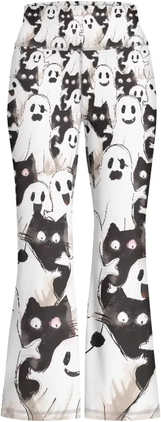 YEXIATODO Girls Flare Leggings Yoga Pants Size 5-14 Athletic Leggings Sportswear for Toddlers Teens Bell Bottom Leggings