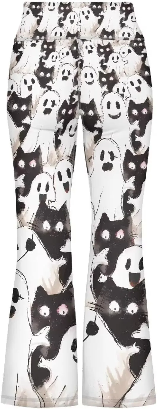 YEXIATODO Girls Flare Leggings Yoga Pants Size 5-14 Athletic Leggings Sportswear for Toddlers Teens Bell Bottom Leggings