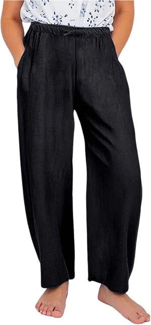 Youth Kids Boys Solid Color Straight Wide Leg Pants Drawstring Waist Casual Loose Soft Trousers Summer Beach Teen Girls Pants