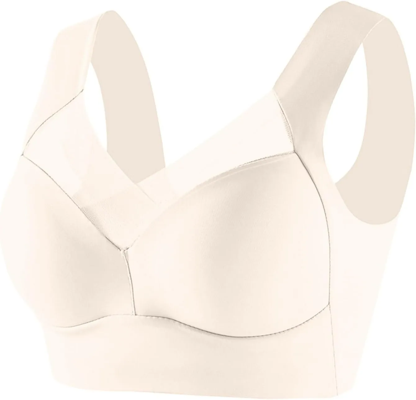 Zen Chic Bras for Women Seamless Wireless Lysine Charm Anti Sagging Bras Push Up Thin Posture Correcting Gathering Bralettes
