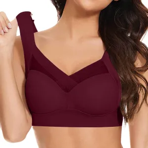 Zen Chic Bras for Women Seamless Wireless Lysine Charm Anti Sagging Bras Push Up Thin Posture Correcting Gathering Bralettes