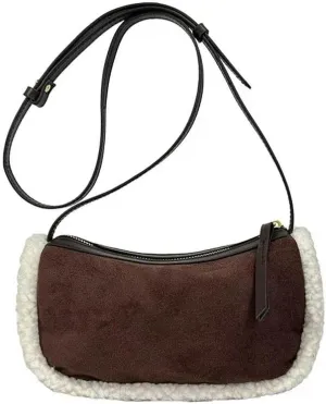 Zipper ladies messenger bag simple ladies shoulder bag casual versatile ladies handbag