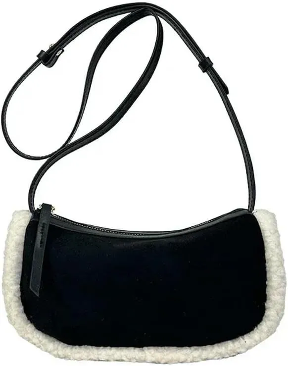 Zipper ladies messenger bag simple ladies shoulder bag casual versatile ladies handbag