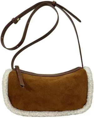 Zipper ladies messenger bag simple ladies shoulder bag casual versatile ladies handbag